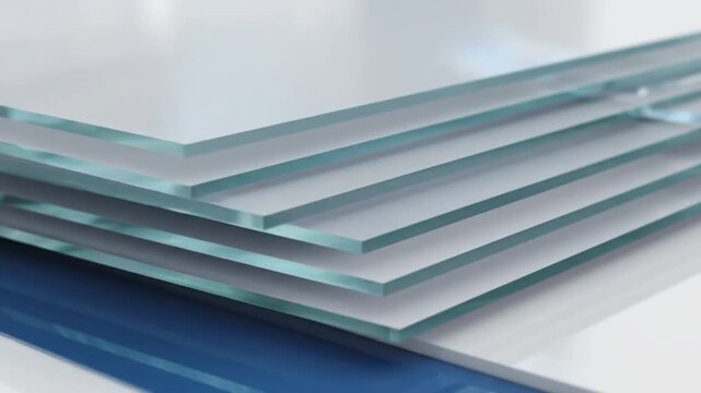 Woman cleaning window with soap and cloth in modern living room