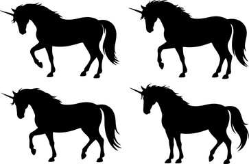 Cute Baby Elephant Set Vector