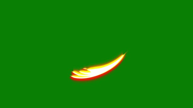 Anime style impact burst and speed line effects. sword circle with flash effect. dynamic motion swoosh woosh swipe, streaks, slash swing arcs, transparent background, alpha channel in 4K animation