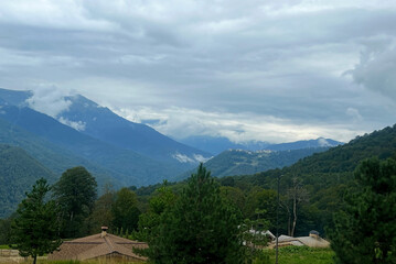 Mountains in Krasnaya Polyana, Sochi