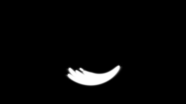 2D Cartoon style slash elements FX animation liquid burst, energy transition, flash explosion, spark flash, smoke & energy blast black screen background for VFX & motion design 4k