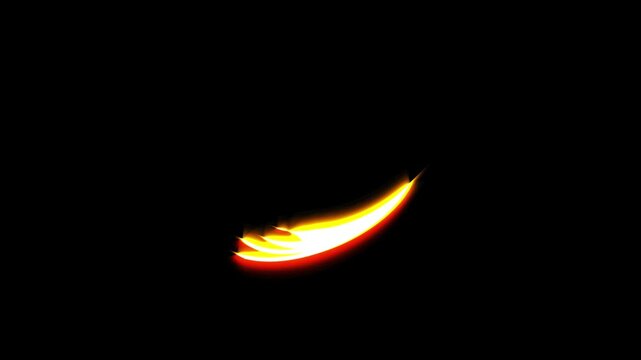 Anime style impact burst and speed line effects. sword circle with flash effect. dynamic motion swoosh woosh swipe, streaks, slash swing arcs, transparent background, alpha channel in 4K animation