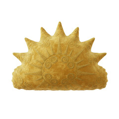 Fototapeta premium Embroidered Sun Shaped Pillow