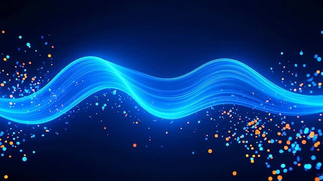 BlueWaveMotiononDeepBlueCosmicBackground