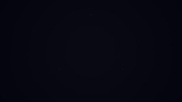 Abstract Geometric Neon Lines Pulsating on Dark Background