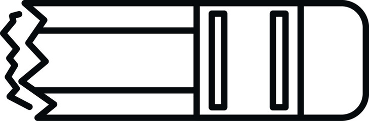 Chewing gum stick partially unwrapped, depicting a sweet snack or candy