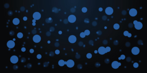 Blurry blue spots on dark background