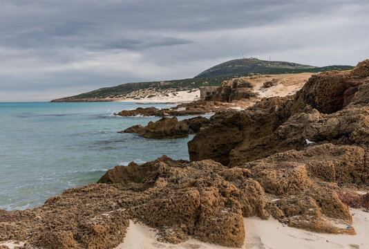 Beautiful seascape view from the north of Tunisia