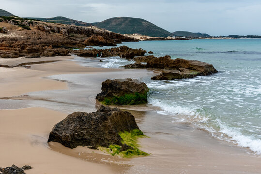 Beautiful seascape view from the north of Tunisia