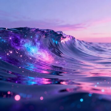Cosmic Ocean Wave with Galaxy Colors