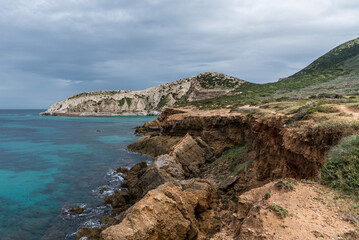 Fototapeta premium Beautiful seascape view from the north of Tunisia