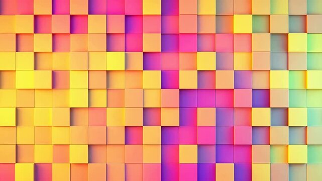 AbstractColorBlockPatternwithSoftGradient