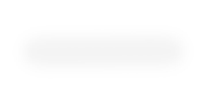 Horizontal white soft glow bar element for text highlights and interface design backgrounds