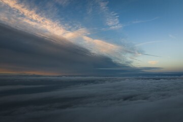 Fototapeta premium paysage de nuages 