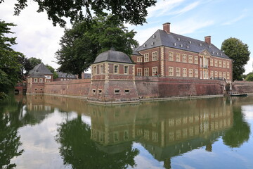 Fototapeta premium Historisches Gebäude im Zentrum der Stadt Ahaus im Münsterland 