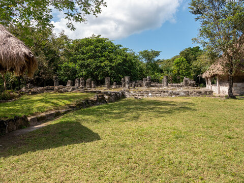 Ruins of San Gervasio Cozumel Mexico