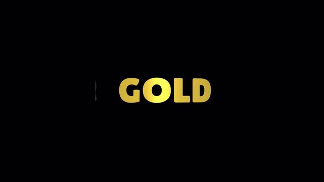 bronze silver gold tier level text animation for membership ranking, loyalty reward system, achievement levels and business promotion grading.