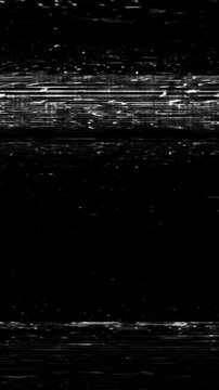 VHS Glitch tv signal transition digital distortion noise overlay vertical format reel 1080x1920