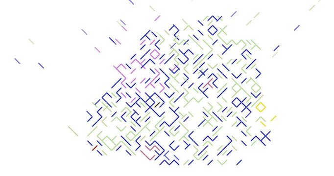 Abstract Diagonal Reveal Animation of Vatican City Map