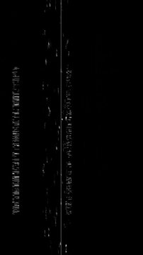 VHS Glitch tv signal transition digital distortion noise overlay vertical format