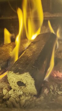 Industrial briquette burn for energy sustainable warmth