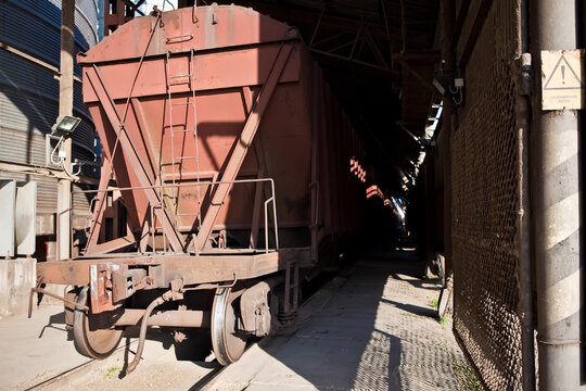 Industrial logistics and heavy industry concept