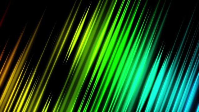 L&iacute;neas diagonales verde ne&oacute;n en loop 4K 60 fps, fondo abstracto energ&eacute;tico para motion graphics y presentaciones
