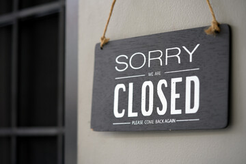 The shop sign says "Closed for Renovations