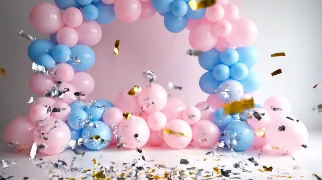 balloon garland rainbow popsicles baby shower cap pink noise color gradient lychee gummies sensory toy cotton puff fidget toys matcha synthwave scent beads splatter room talking flash cards champagne