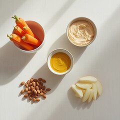 various kinds of spices on a plate