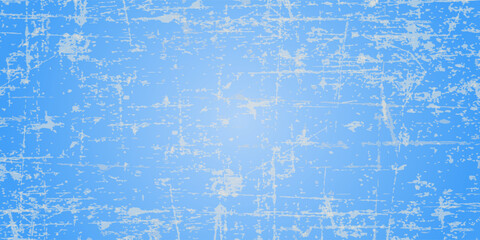 Fototapeta premium Winter blue background with a hockey scratched ice texture.Vector ilustration