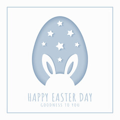 Vector Happy Easter Day Design Background