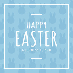 Vector Happy Easter Day Design Background