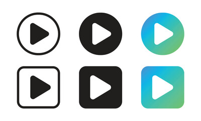 Vector Music Player Icon Set