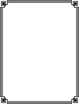 Ornate vector frame.