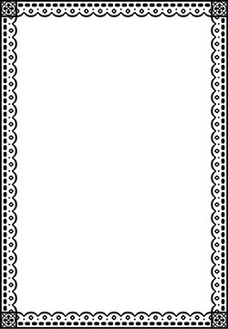 Ornate vector frame.