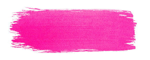 Pink watercolor brush stroke hand painted background © Michael
