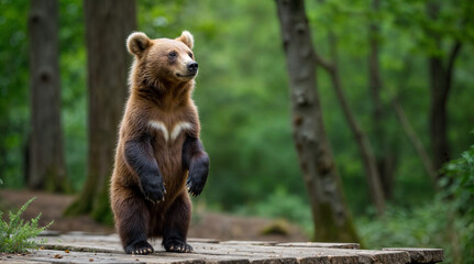 brown bear in the woods