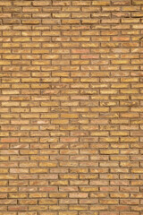 Obraz premium Yellow brick wall texture background
