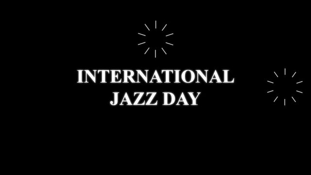 International Jazz Day Celebration Graphic music