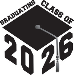 graduation cap graphic 2026