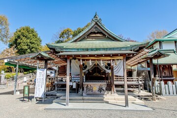 犬山市、針綱神社の拝殿