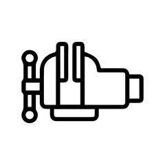Obraz premium Workbench vice icon