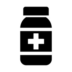 Obraz premium medical pill bottle icon