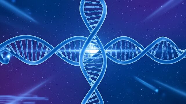 DNA Helix: A captivating depiction of a double helix, illustrating the essence of life's fundamental blueprint.