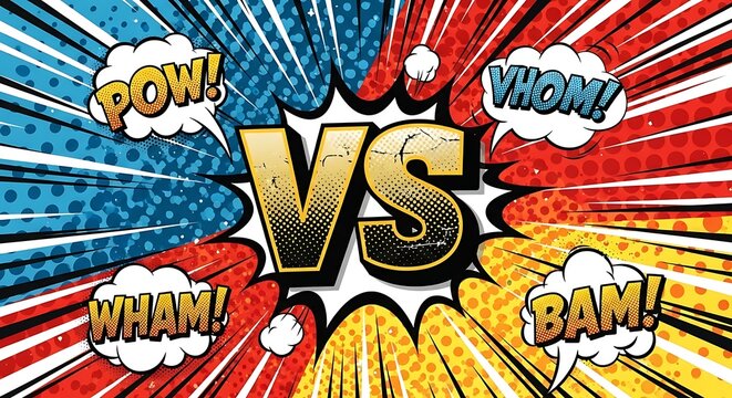 Comic Book Style Versus Background Design.