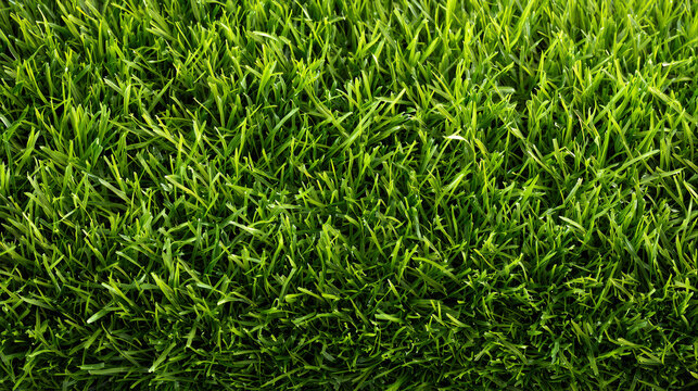 Short trimmed vibrant green lawn texture uniform overhead turf grass natural pattern backdrop