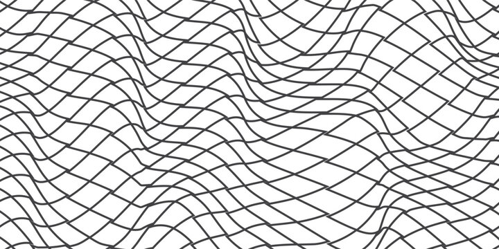 Net texture pattern on white background. Net texture pattern for backdrop and wallpaper. Realistic net pattern with black squares