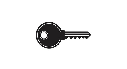 Key security access icon representing privacy protection and digital safety