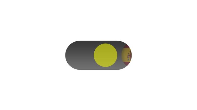 Dynamic Spain Flag Icon Button for Better UI User Experience